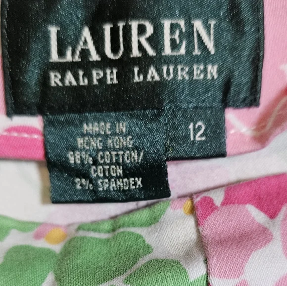 Ralph Lauren Cotton Flat Front Side Zip Capri Length Pants in Pants - Picture 3 of 12